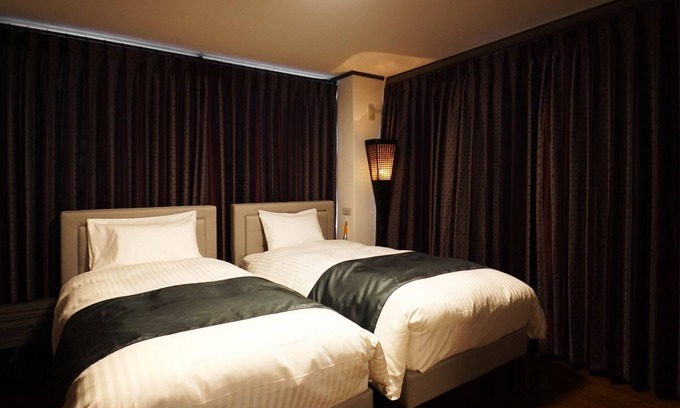 Kotsuki-cho Apartment | SakuraPiso Twin Bedroom Non-Smoking Standard No. 202 A stay-cation hotel in the center of Kagoshima City, ideal for business and sightseeing.