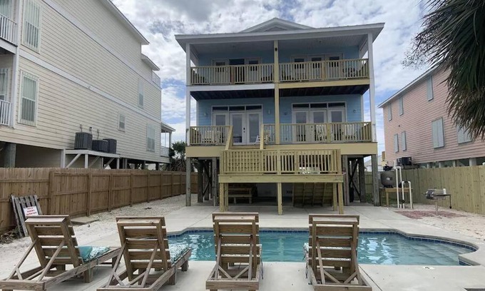 Gulf Shores Villa | Sandy Fox- Walk to Beach, Private pool, Sleeps 26