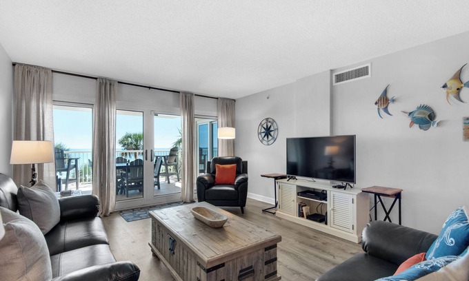 Ono Island Condo | Sandy Key 322: 2 BR/2 BA Perdido Key Beachfront Condo, On-Site Rental Office Sleeps 6