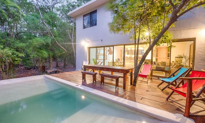 Bacalar House | SANTUARIO SOL LAGOON FRONT 24 PAX 6 br cuartos