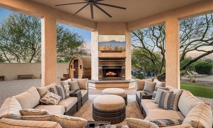 Rio Verde Foothills House | Scottsdale Rose: Heated Pool, Pickleball, Cold Plunge, Sauna