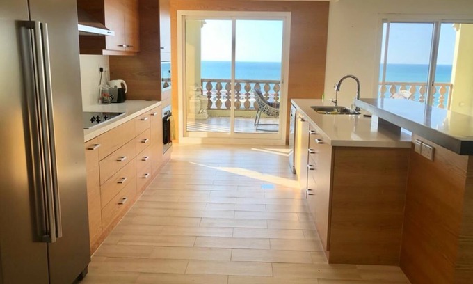 Al Hamra Village Apartment | Sea view large 3 bedroom 'Escape Artist' Apt.