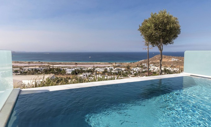 Stelida House | Sea View Suite with Private Pool | Mythology Naxos