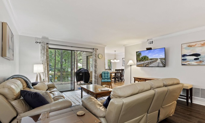 Sea Pines Villa | SeaPines, Lovely Updates, Single Level Living, Lagoon view, Pet friendly