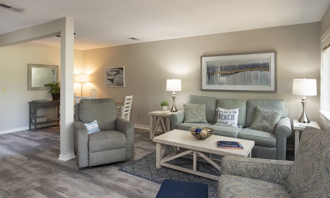 Sea Pines Condo | SeaPines, Updated 2 BD Racquet Club, Exquisite View, Great Last Minute Offers