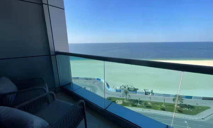 Rumailah Apartment | Seaside Gem – 2BR Beachfront Apartment