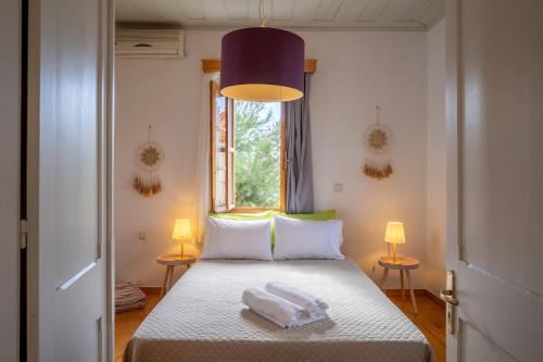 Skala Eresou House | Seaside Summer House, Cozy Yard