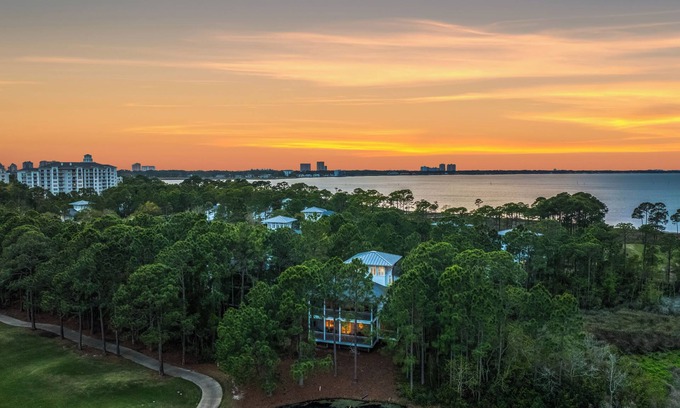 Miramar Beach House | "Seathistle Lodge" Inspiration in Sandestin, Golf Course, Golf Cart, Beach