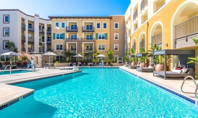 Whisman Station Condo | Secluded 2BR Condo with Tranquil Pool in a Quiet Neighborhood
