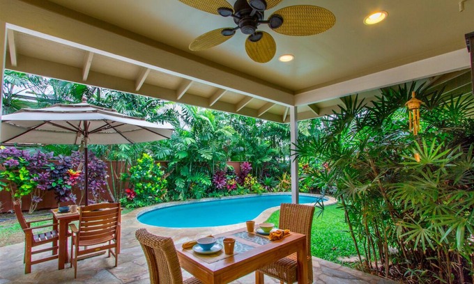 Kailua House | Secluded Home w/Pool in Gated Community, Steps From Beautiful Kailua Beach