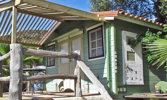 Tarifa Ski Chalet | Self-catering, ocean views, walk to beaches. BBQs, secure parking, set in nature