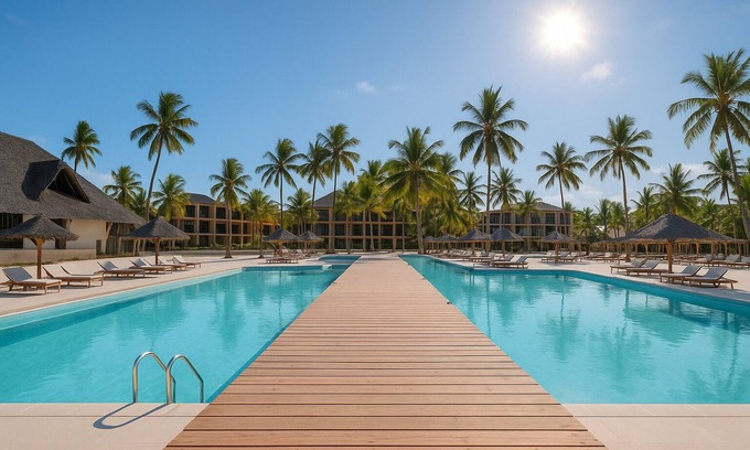 Michamvi Hotel | Serene Garden View Room | Peaceful Escape with Pools, Spa & Private Beach Access