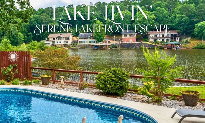 Mid America House | Serene Lakefront Escape with Pool & Hot Tub