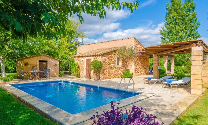 Algaida Villa | SES TENDES - Villa with private pool and beautiful garden. Free WIFI