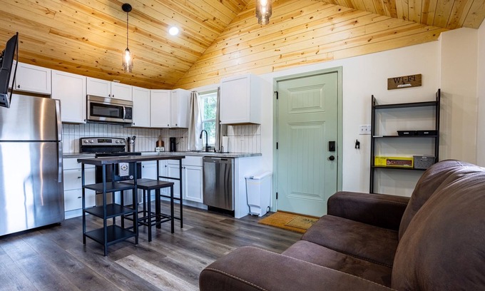 Muncie House | Settle in at the Petite Retreat.