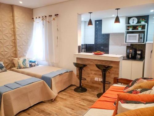 Embare Apartment | Seu Studio na quadra da praia em Santos