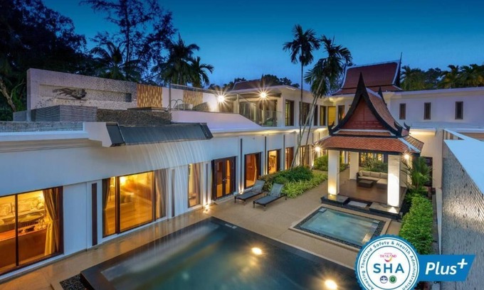 Mai Khao Villa | (SHA+)Three bedroom Beach front Pool Villa