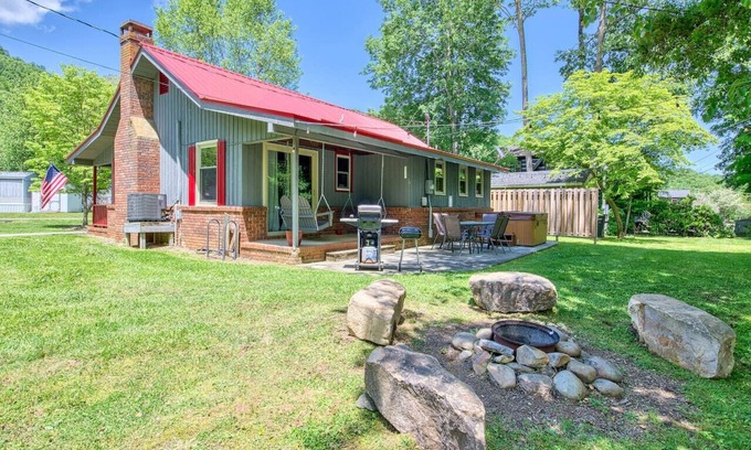 Maggie Valley Cabin | Shady Creek a Relaxing Retreat on Jonathan Creek