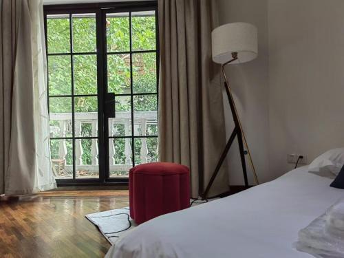 Huaihai Road Commercial Area House | Shanghai Historical Forest Cabin loft With Balcony at second floor near middle Huaihai road