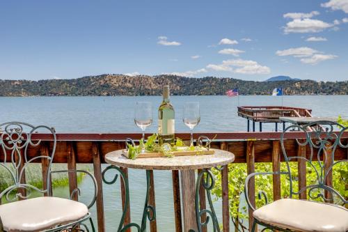 Lucerne House | Shared Boat Dock at Clear Lake Couples Retreat