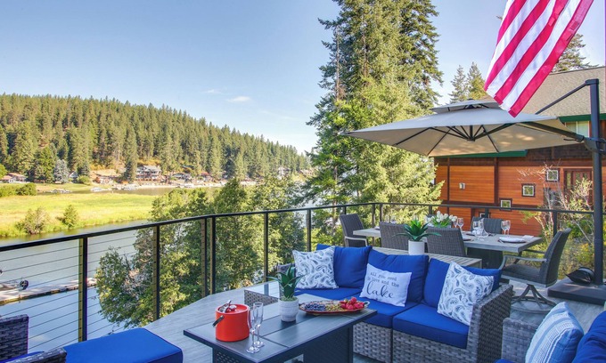 Coeur d'Alene House | Shared Boat Dock: Lakefront Coeur d'Alene Home