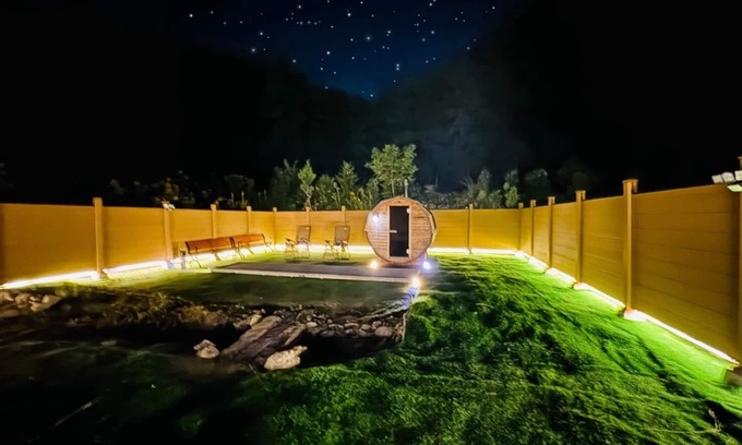 Itoshima Villa | Shikino-an Itoshima 1300 ㎡ Panoramic open-air bath in the great nature! More than 5 parking spaces, sauna, private BBQ facilities, pets allowed