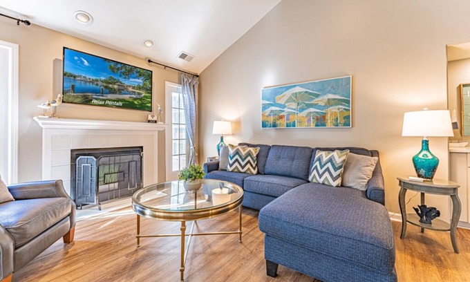 Shipyard Plantation Villa | Shipyard | 229 Evian | Golf Views | Updated | Private Balcony