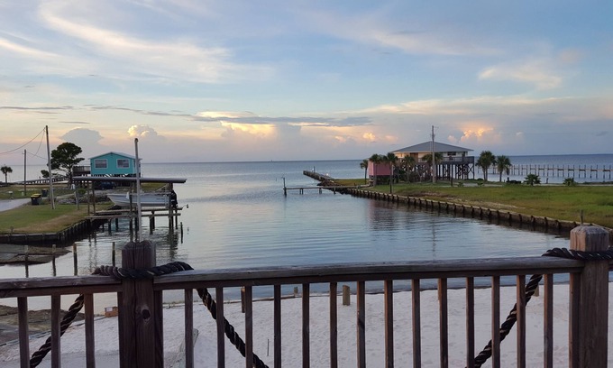 Fort Morgan Pines House | Short walk to the beach! Great fishing from front yard!