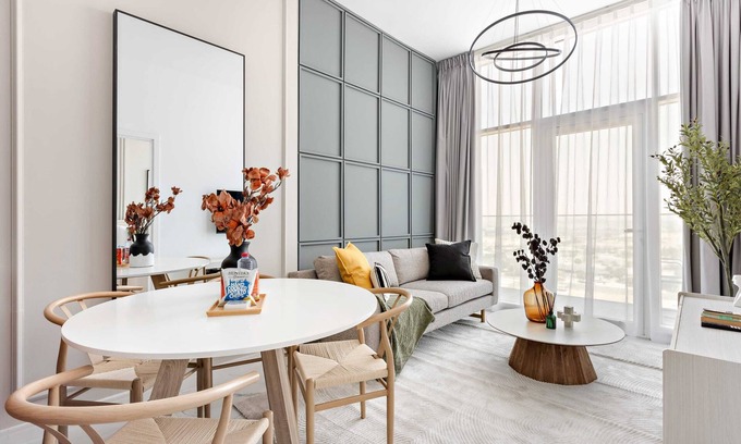 Masdar City Apartment | Silkhaus Modern 1BR in Oasis | Masdar City Park