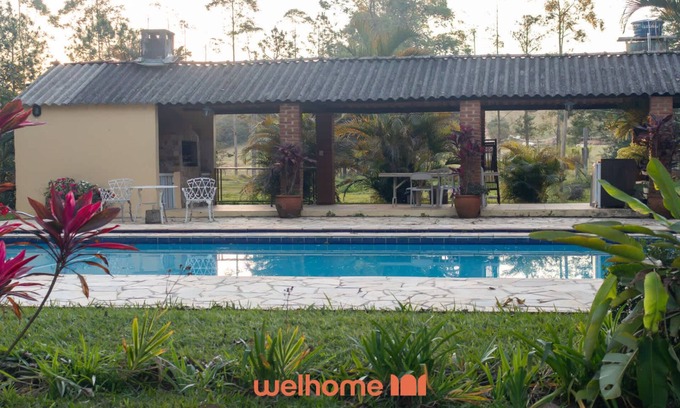 Sarapui House | Sitio em Sarapui com Piscina e Lazer Completo