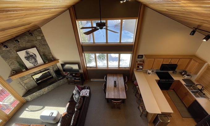 Big Horn Condo | Ski in/Ski Out Big Sky - Steps from the Bear Back Poma