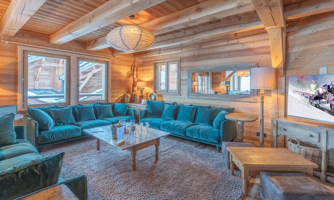 Cognet Ski Chalet | Ski-in/Ski-out chalet with spa, sauna and parking