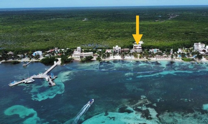 Mahahual Apartment | Sky Suite - Beachfront Luxury Suite w/Terrace & Beach Club