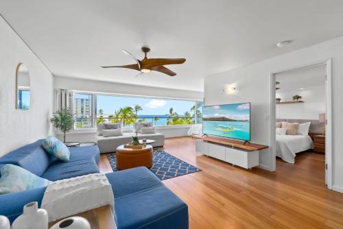 Diamond Head - Kapahulu - St. Louis Apartment | Sleek Oceanside Oasis 1-Bedroom CS condo