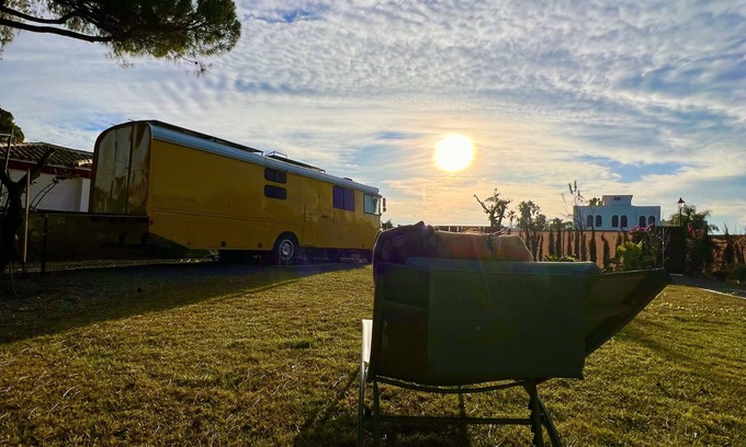 Bollullos de la Mitacion House | Sleeping in the Historic Bus 15 minutes from Seville surrounded by nature