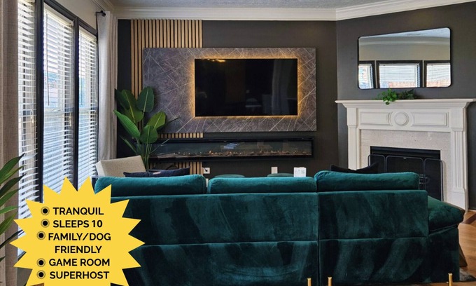 Lawrenceville House | Sleeps 10 | Pet & Family | 4BR Stay Near Hospital