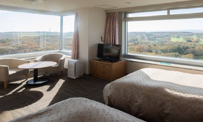 Kitahiroshima Hotel | Smoking Corner twin room Breakfast included/Kitahiroshima Hokkaidō