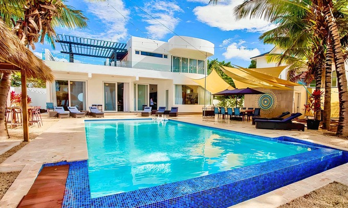 Playa Chiquita Villa | Sosua 4BR Luxury Oceanfront Paradiso +Bonus