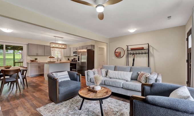 Collegedale House | Southern Stay. Comfortable 3-bed, 2-bath renovated home with new furnishings.