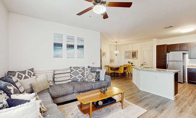 Goose Creek Condo | Spacious 3BR in Pet Friendly Walkable Resort with a Pool