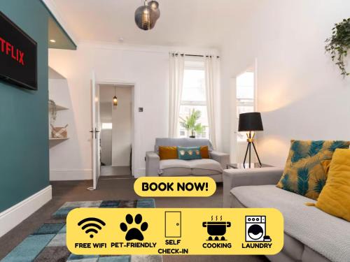Gateshead House | Spacious 4BR Home in Gateshead Sleeps 7 with FREE Parking
