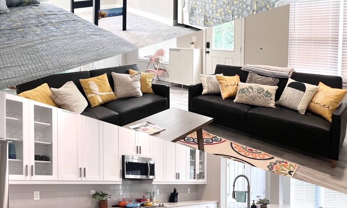 Reservoir House | Spacious 7-bedroom house in brilliant Newport News with AC, WiFi