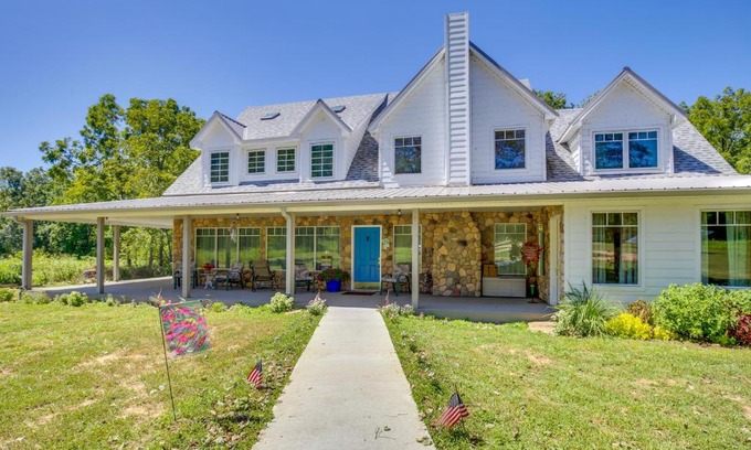 Shook House | Spacious and Secluded Shook Home with Private Hot Tub!