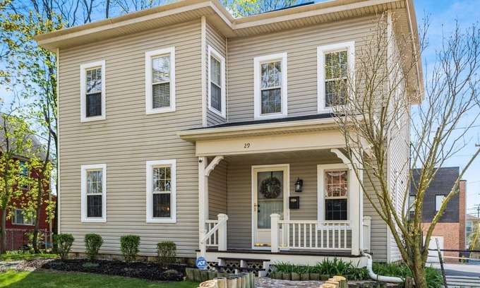 Old North Columbus House | Spacious home walking distance to the Ohio State campus ft. off street parking