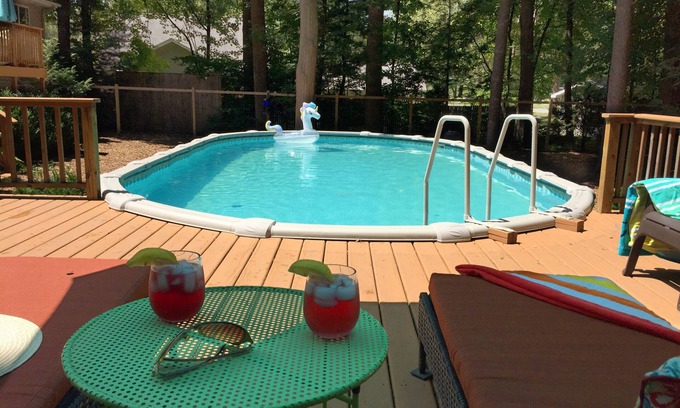 Shorewood-Tower Hills-Harbert House | Spacious Sawyer Getaway With Heated Pool - Pets Welcome