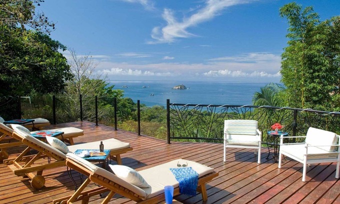 Manuel Antonio Villa | Spacious Villa, 3 Pools, Rooftop Sundeck, Ocean Views, Chef Included