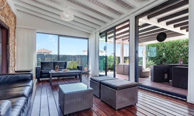 Triquivijate Villa | Spacious Villa Cobas with Wi-Fi, Garden, Pool & Terrace; Parking Available