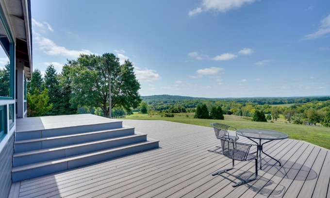 Tuscarora House | Spacious Virginia Retreat with Deck and Scenic Views!