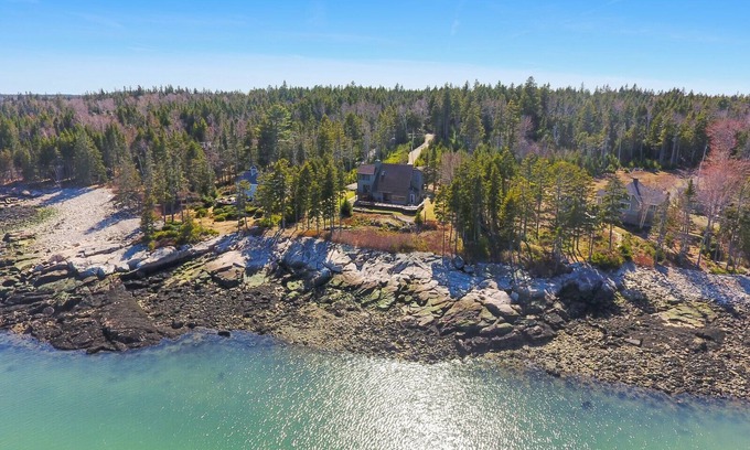Prospect Harbor House | Sparkling and spacious coastal haven with ocean views near Acadia National Park!