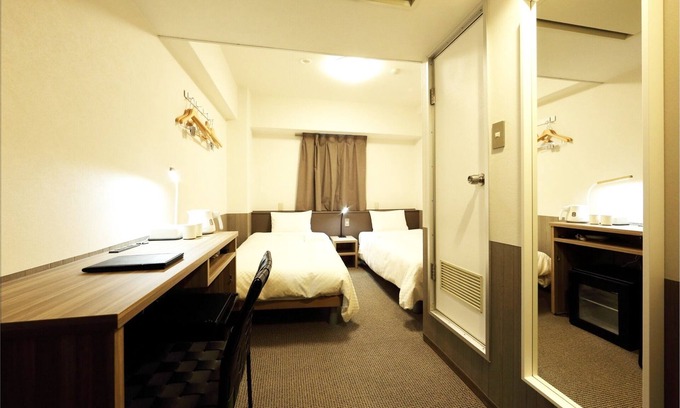 Aoba Ward Hotel | Standard twin room without meals plan/Sendai Miyagi